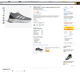Zapatillas Adidas Mould 1 Sock por solo 33,92€
