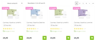 Alle Cosmeau wasstrips en geurboosters 1+1 gratis bij Plein