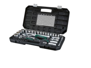 PARKSIDE Dopsleutelset 65-delig 1/4" en 1/2" in opberg box voor €29,99 in de Lidl webshop