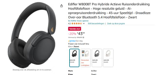 Edifier W800BT Pro Hybride koptelefoon voor €43,99 bij Amazon