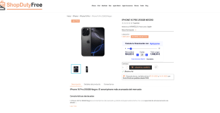 Iphone 16 Pro 256GB por solo 1.097,32€