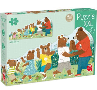 Puzzle XXL Familia de Osos 16 piezas por 2,99€.