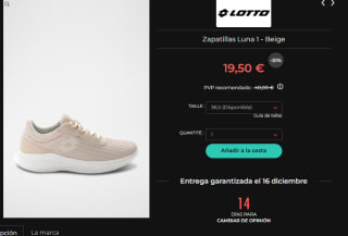 Hasta 60% descuento en ropa deportiva Lotto precios desde 9,90€ sudaderas