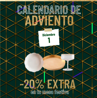 -20% descuento extra en menage mesa festiva desde La Redoute