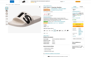 Chanclas Levi's June L Hombre por solo 13,50€