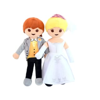 Playmobil Peluche Pareja de Novios Edición Deluxe 30cm por 14,66€.