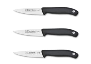 3 Cuchillos 3Claveles Evo para verduras 9 cm por solo 5,98€