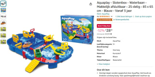 Aquaplay Lockbox waterbaan voor €28,50 bij Amazon