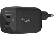 Belkin Boost↑Charge™ GaN Pro Adapter 2 poorts - USB-C - 65W - Zwart voor €25,51 bij Bol