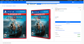 Juego PlayStation PS4 God Of War por solo $9.990