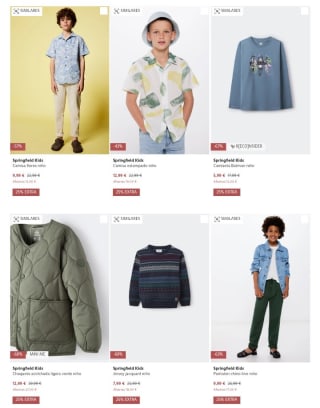 -25% de Descuento en Springfield Kids.