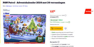 PAW Patrol - Adventskalender 2024 met 24 verrassingen voor €12,99 bij Bol