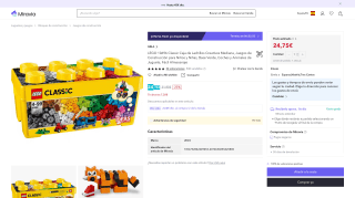 LEGO Classic Caja de Ladrillos Creativos por 24,75€