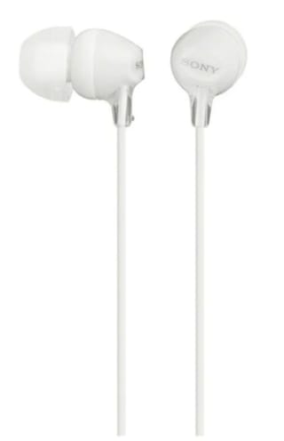 Audífonos Sony MDR-EX15LP/W por $51 en Elektra