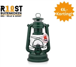 €6 korting op alle Feuerhand Olie lampen bij Roost buitenkoken