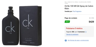 Perfume CK Be 100ml por $429 en Elektra