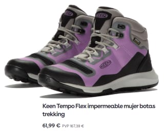 Botas de trekking para Mujer Keen Tempo Flex por 61.99€