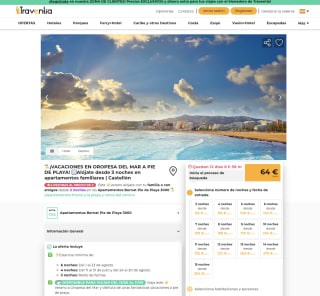 Oropesa del mar 3 noches en Apartamento cerca a la playa desde 64€/ por persona