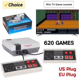 Miniconsola con 620 juegos clásicos por 6,49€