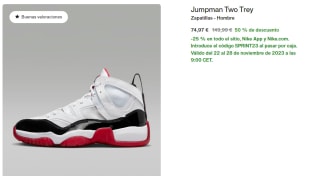 Zapatillas para Hombre Nike Jumpman Two Trey por 56.23€