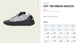 Chaussure Adidas, Plusieurs Tailles Disponibles à 110€