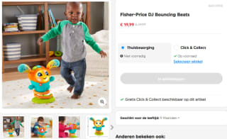Fisher-Price DJ Bouncing Beats voor €19,99 bij Smyths Toys in de winkel