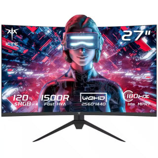 KTC Monitor Gaming Curvo 27 Pulgadas H27S17, 180Hz Por 159,95€
