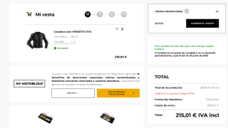 Cazadora Ixon VENDETTA EVO por 215,01€