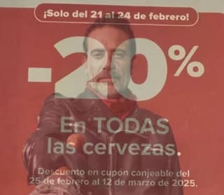 Descuento 20% Cervezas en Carrefour del 21 al 24 Febrero