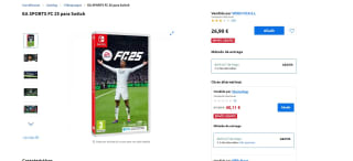 Videojuego EA SPORTS FC 25 Nintendo por 26,90€