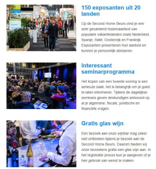 Gratis tickets + glas wijn voor de Second Home Beurs in Jaarbeurs Utrecht
