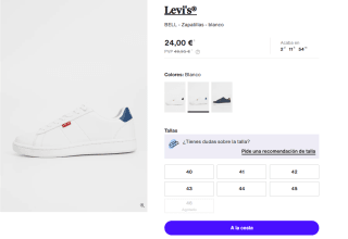 Zapatillas Levi's Bell por 24€