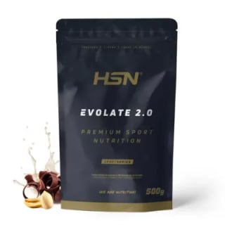 Aislado de Proteína de Suero de HSN Evolate 2.0 Sabor Chocolate y Cacahuete 500 g por 7,55€.