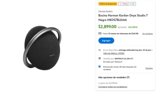 Bocina Harman Kardon Onyx Studio 7 por $2,899 en Walmart
