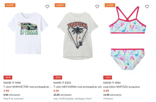 Zomeroutlet: 70% korting op kinderkleding + positiekleding