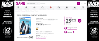 Crisis Core Final Fantasy VII Reunion PS5 por 29,99€