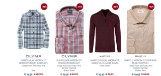 20% extra korting op de sale tot 88% bij Overhemden.com