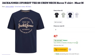 JACK & JONES T-shirt JJFOREST vanaf €8,31bij Bol.com