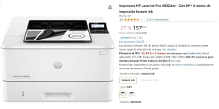 Impresora HP LaserJet Pro 4002dne - Con HP+ 6 meses de impresión Instant Ink por 157.52€