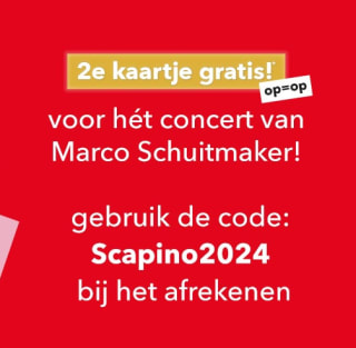 2e ticket gratis voor het concert van Marco Schuitmaker via Scapino