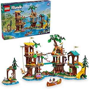 LEGO Friends Campamento de Aventura: Casa del Árbol en $1,700 | Amazon