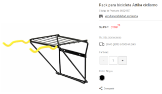 Rack para Bicicleta Attika Ciclismo a $199 en Liverpool