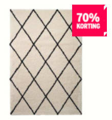 Tot 70% korting op vloerkleden bij de Gamma