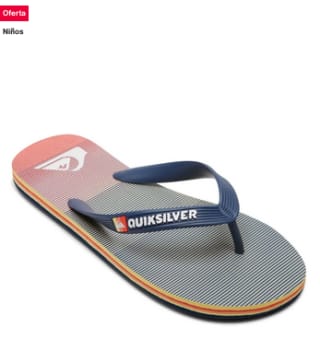 Chanclas Quiksilver Niño desde 10,79€