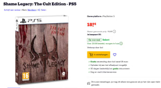 Shame Legacy the Cult Edition voor €18,94 bij Bol