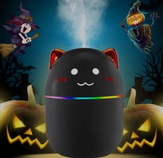 Humidificador de aire con luz nocturna de 250ml a solo 1,99€