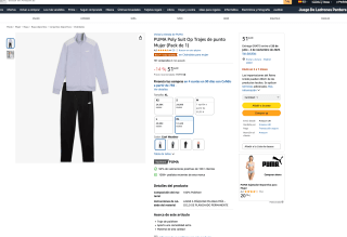 Chándal PUMA Poly Suit Mujer por solo 24,99€