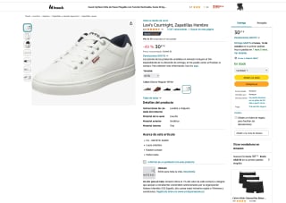 Zapatillas Levi's Courtright Hombre por 30,57€