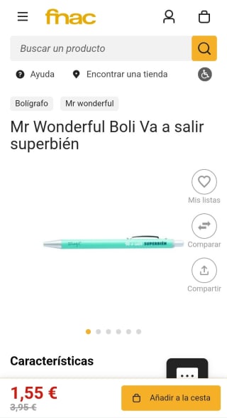 Mr.Wonderful Boli por 1,55€.