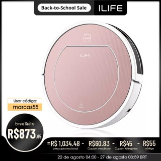 Robô Aspirador da ILIFE, modelo V7s Plus - R$ 704,27